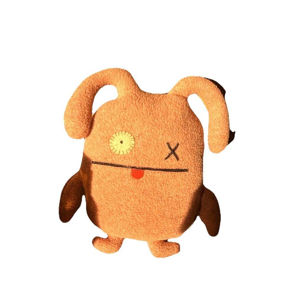 Vintage Ugly Doll Ox 7” 2003 Plush Stuffy Stuffed animal One eye winking pink
